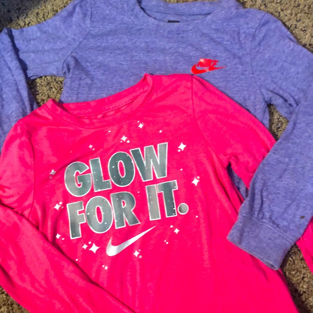 2 Nike Long Sleeves Size 6x